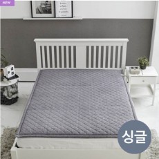 [더조은잠] 마이크로모달 온열DC 탄소섬유매트 싱글 무지그레이