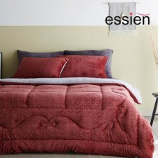 에씨앙 모니카 극세사 이불(Q) 1P + 패드(Q) 1P + 베개커버 2P 4종세트 챠콜,와인 택1