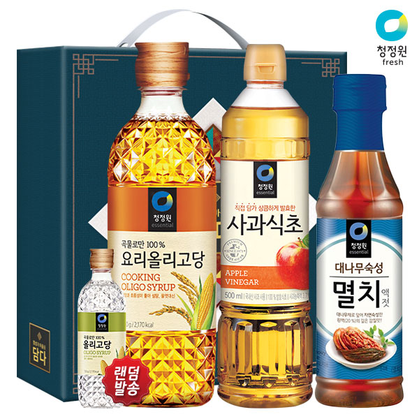 청정원 올리고당700 사과식초 멸치액젓(3종)