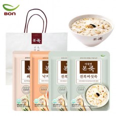 [본죽] 아침엔본죽 4종+쇼핑백