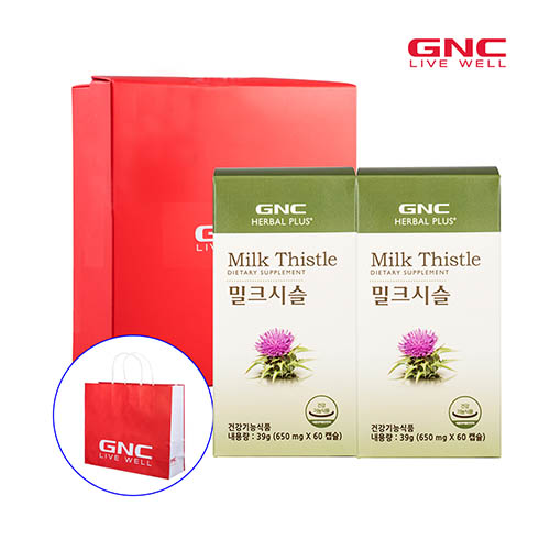 GNC 간건강세트(밀크시슬 60캡슐 60일분 * 2EA)