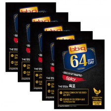 비비큐 수제육포 닭가슴살 매콤 40g x5개