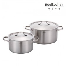 에델코첸 에디션 통3중 IH 스텐냄비 2종D