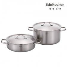 에델코첸 에디션 통3중 IH 스텐냄비 2종E