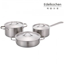 에델코첸 에디션 통3중 IH 스텐냄비 3종B