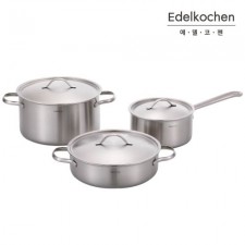 에델코첸 에디션 통3중 IH 스텐냄비 3종D