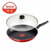 테팔 열센서 셰프드프랑스 프라이팬 28cm+유리뚜껑 28cm