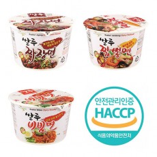 쌀루면 세트상품[짜장면(4CUP)+짬뽕면(4CUP)+비빔면(4CUP)]