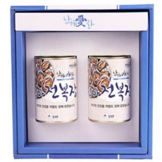 전남완도 저염식 특허간장 남해애찬 알찬선물세트3호(캔)(꼬마전복400g*2개)