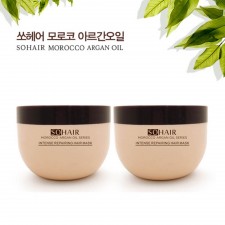 쏘헤어 모로코 아르간 오일 인텐스 리페어링 헤어마스크 300㎖ x 2개 묶음
