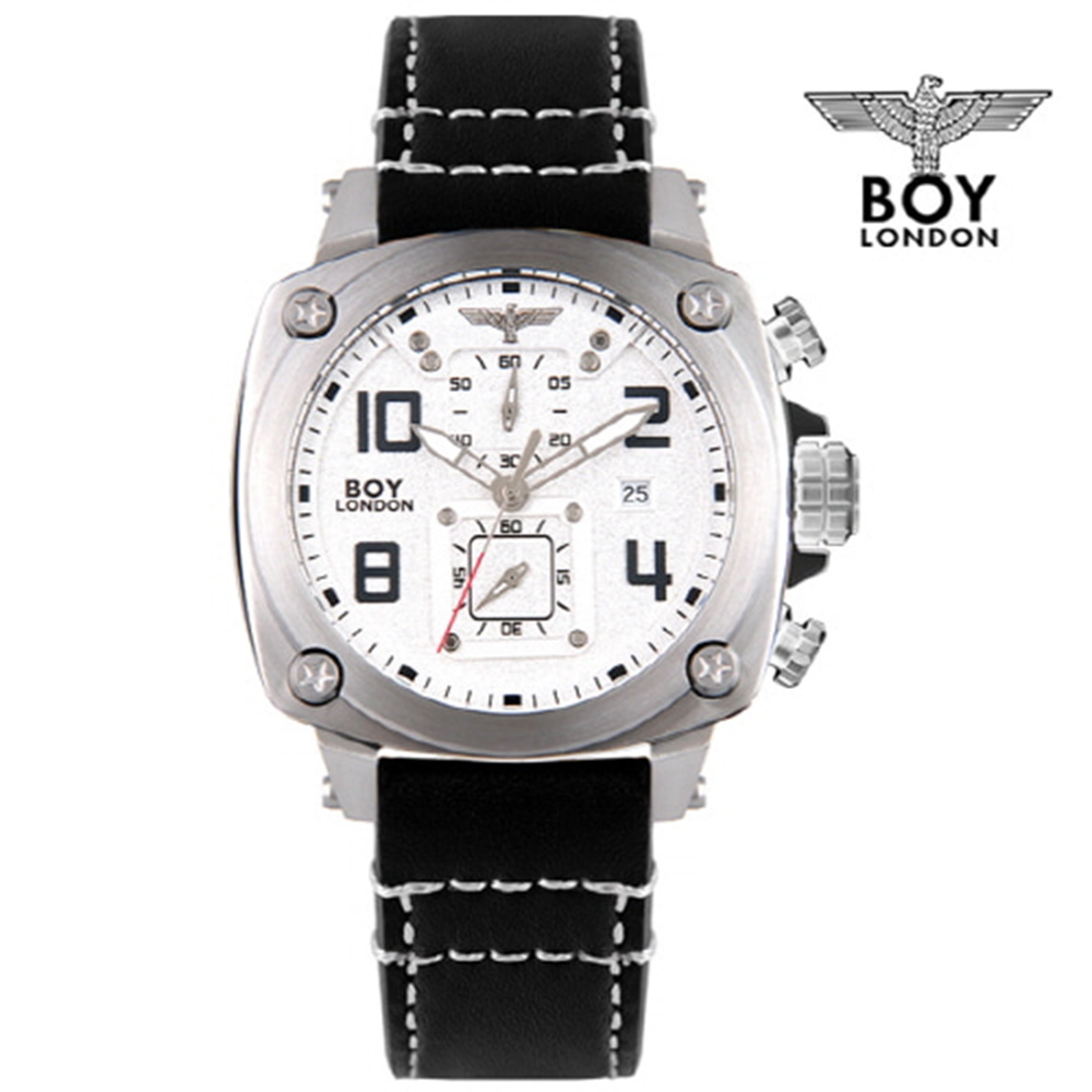 BOY LONDON 보이런던 남성 가죽 밴드시계 BLD619WH