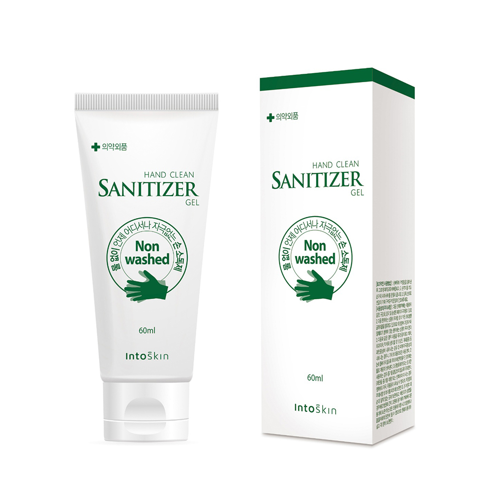 인투스킨 세니타이저 겔 (손소독제) 튜브타입 60ml*3개