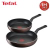 [테팔] 인덕션 초콜릿 티타늄 프로 프라이팬 24cm+28cm TFC-IC48