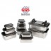 GGS NEW 정사각 푸드 컨테이너 6pcs (3종세트) (750ml(2P),1,500ml(2P),2,800ml(2P))