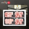 [농협안심한돈] 으뜸선물세트 3호 1.2kg (목살300,목살300,삼겹300,항정살300)