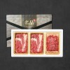 1등급 숙성 한우암소 꽃등심 구이혼합 선물세트 6호 900g (꽃,불)