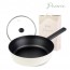 퓨어린 화이트 인덕션 (IH) 궁중팬(웍) 24cm + 유리뚜껑 24cm