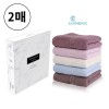 쉬메릭 자카드 기획 세면타올 115g 2매 선물세트(색상랜덤)