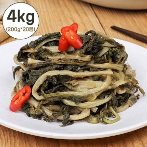 [청년농가] 국산 고랭지 양구 펀치볼시래기 4kg (200g x20봉)