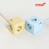 번개표 큐브 멀티탭 전선형 1.8m (3구/USB C타입)