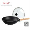 Kassel 카셀 하이브리드 인덕션 휠우드 티타늄 궁중팬28cm+유리뚜껑28cm