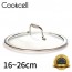 [Cookcell] 쿡셀 하이브리드 유리 뚜껑(T) / 16cm ~ 26cm / 사이즈 택 1