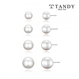 [TANDY] 탠디 실버925 오스트리아 스와로브스키 진주 귀걸이 TDE305 6/8/10/12mm 택1