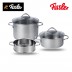 [Fissler] 휘슬러 프리미엄 GL라인 3종냄비 세트(미켈란젤로 찜기) / Fissler Premium GL-line 3 Set