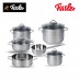 [Fissler] 휘슬러 프리미엄 GL라인 6종냄비 세트(찜기) / Fissler Premium GL-line 6 Set