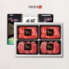 [기품맛담] 1+등급 명품숙성 채끝/안심 한우스테이크 선물세트 1.2kg (채6/안6)