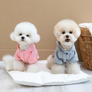 [펫츠랜드] 강아지 옷 강아지 기모 데일리기모후드점퍼