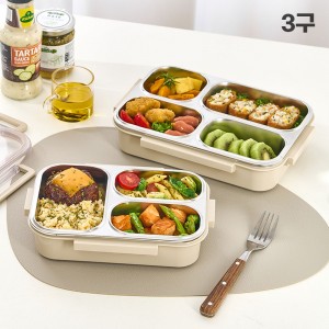 영국 토마스 풀 런치박스 304 스텐 3구
