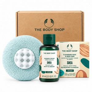 [더바디샵] 샤워젤 60ml 1p(향 랜덤) + 바디바 100g 1p(향 랜덤) + [마리앤코] 핸드 샤워볼 1p(색상 랜덤) 세트 (쇼핑백 동봉)