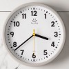 국산 플라이토 스마일 무소음 벽시계 22cm