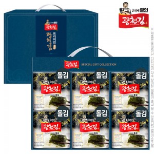 (3대째달인)광천김 돌캔김30g 6P(6종)