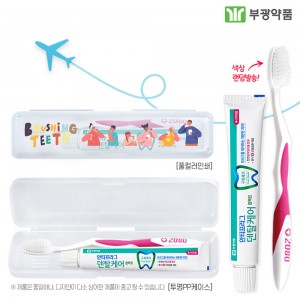 (PP,투명,풀컬러인쇄)부광 안티프라그치약50g 2080칫솔(정품)